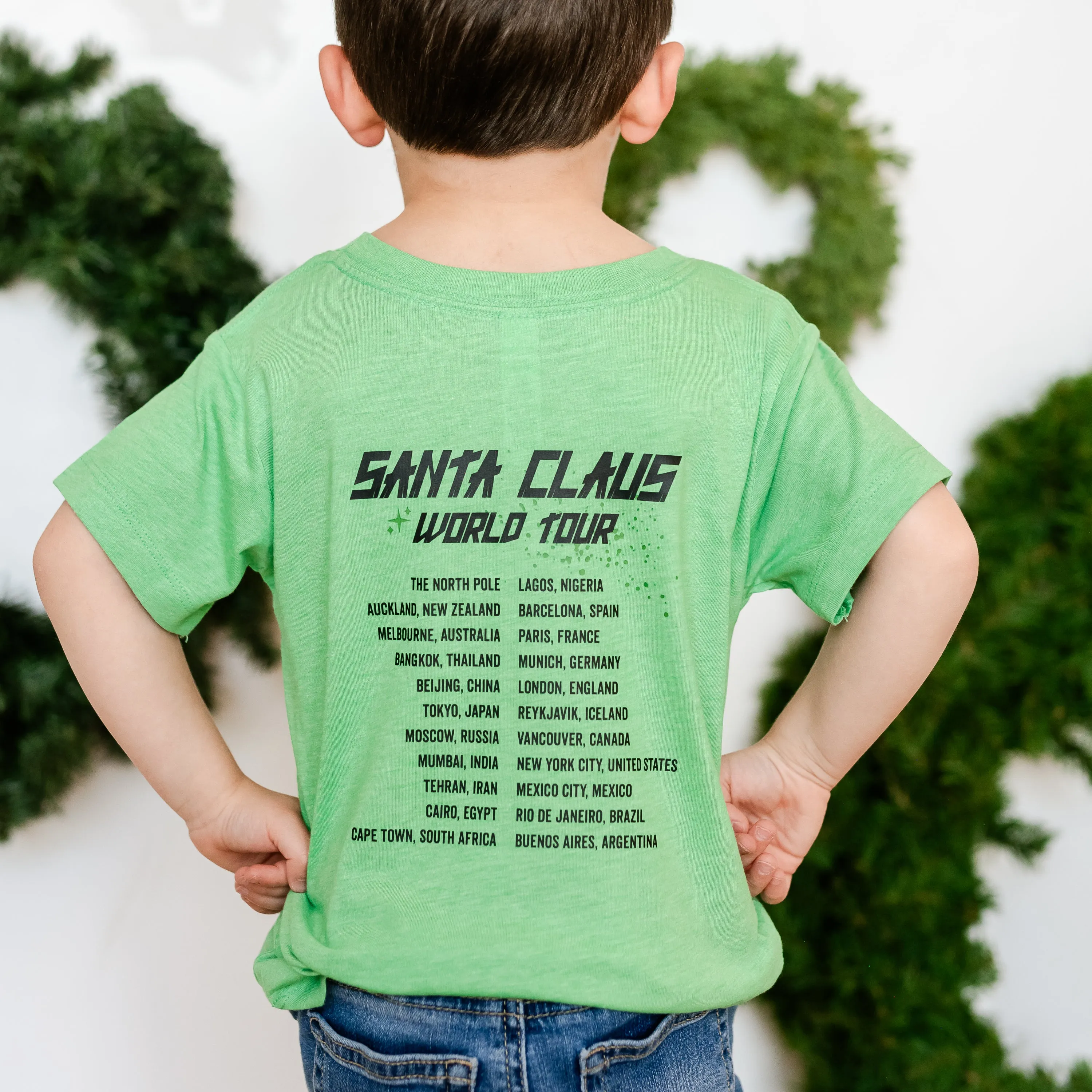 Santa Claus World Tour (f&b) - Child Tee