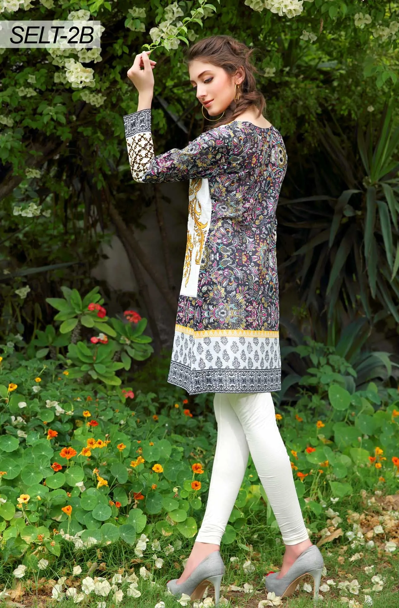 Sifona Embroidered Lawn Tunics '16 – 2B