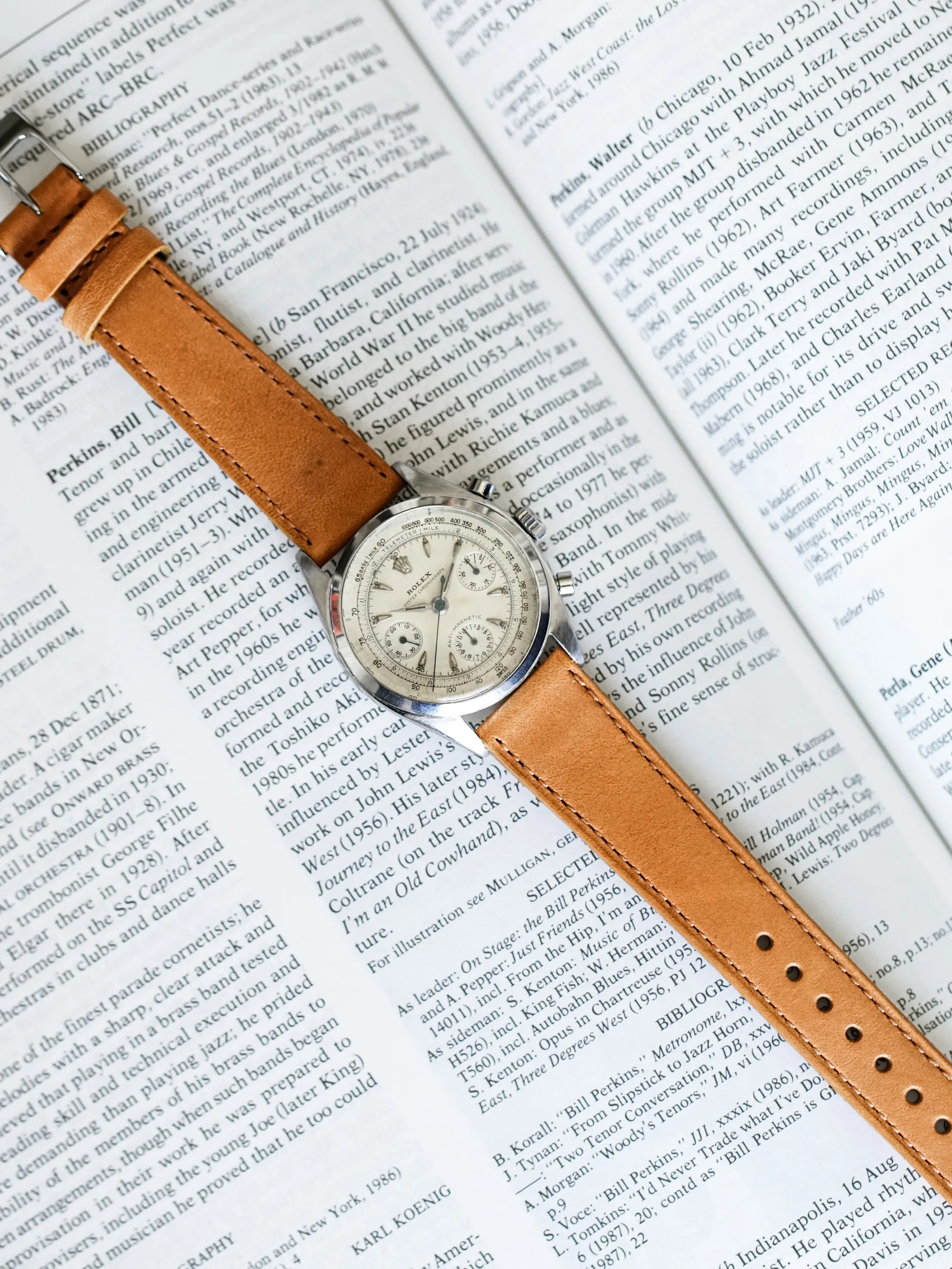 Smooth Calfskin Watch Strap - Oak