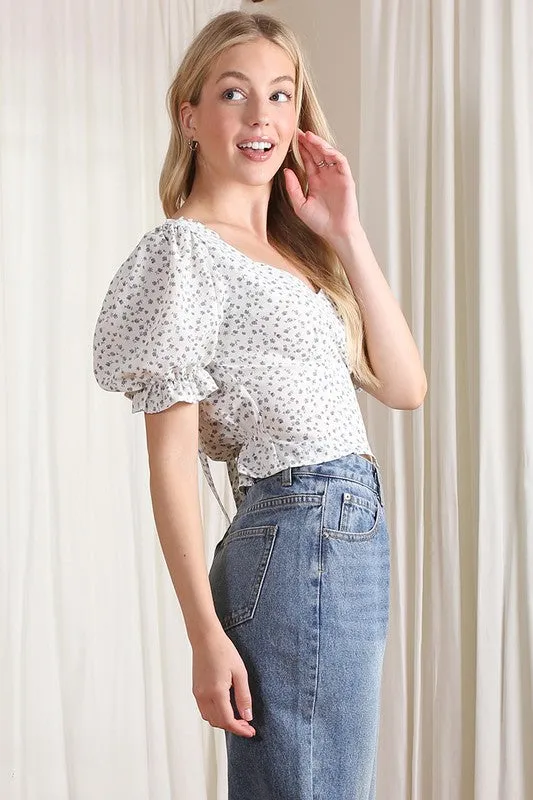 So Simple Puff Sleeve Top