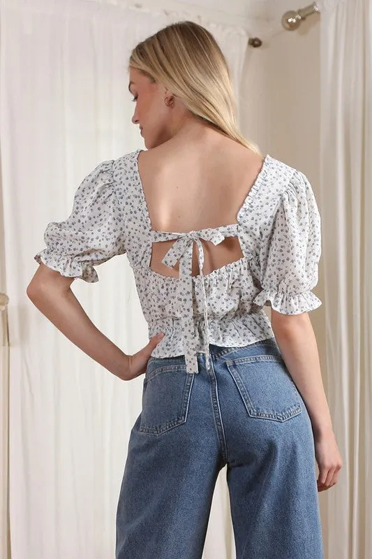 So Simple Puff Sleeve Top