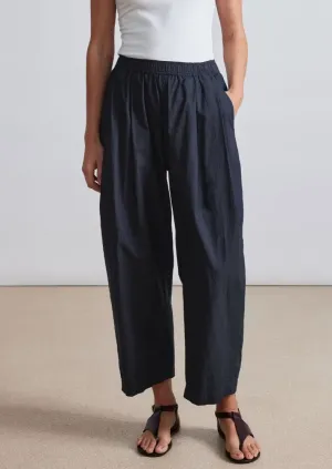 Spa Pleat Pant, Navy