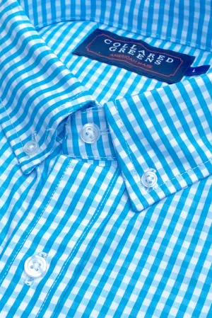 Stovall: Brookline Button Down Shirt - Marine Blue