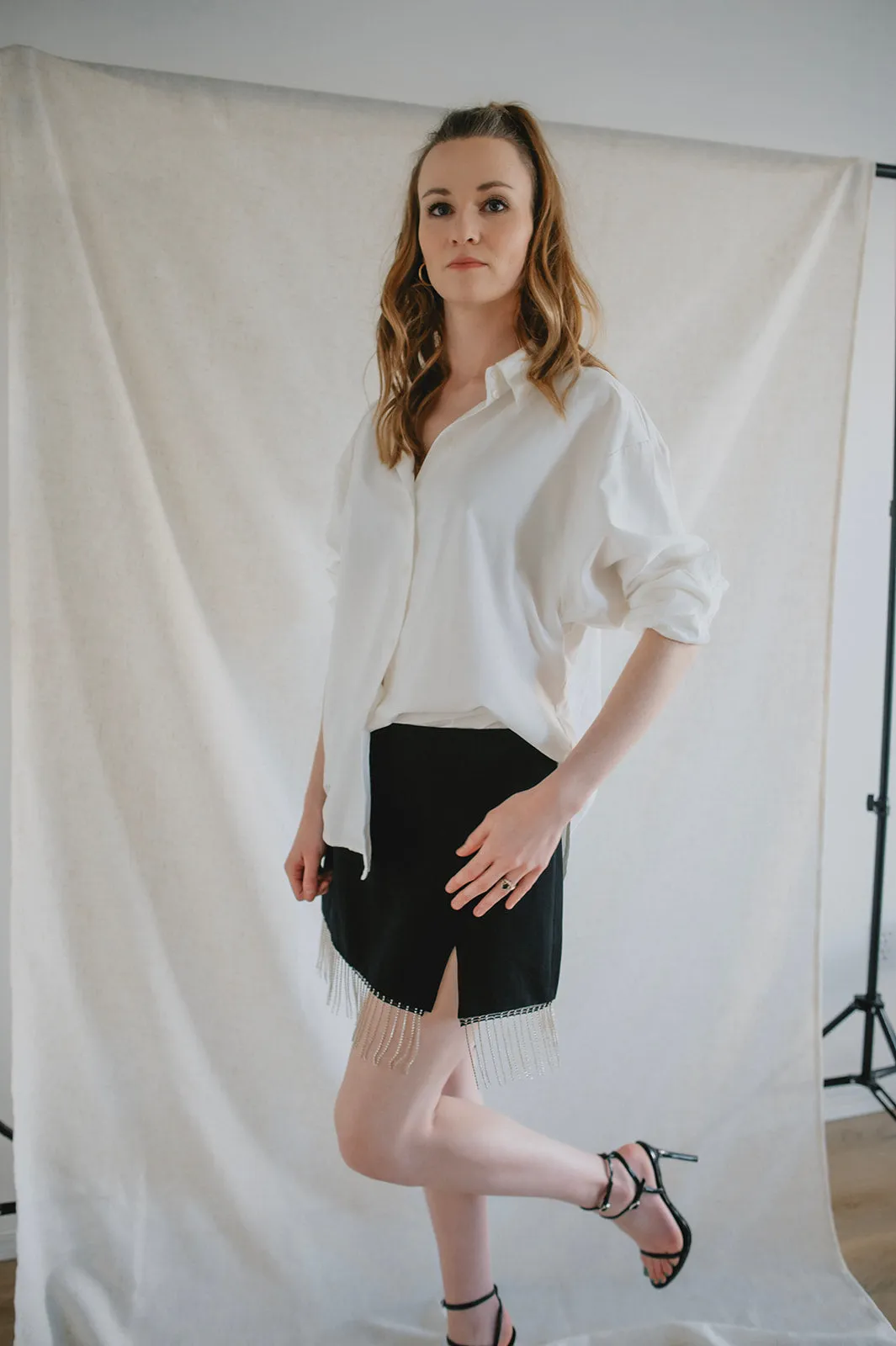 The Grace White Button Down Shirt