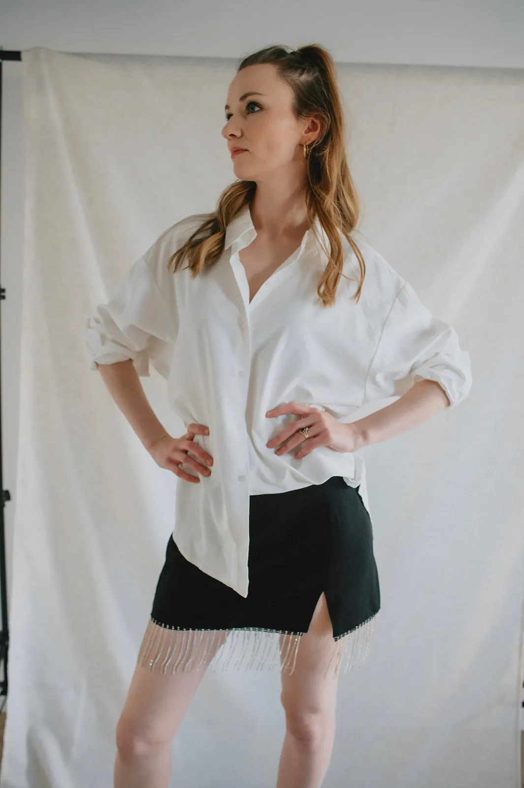 The Grace White Button Down Shirt