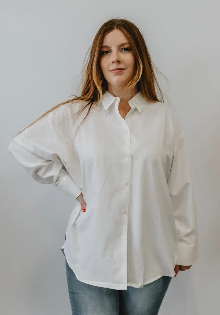 The Grace White Button Down Shirt