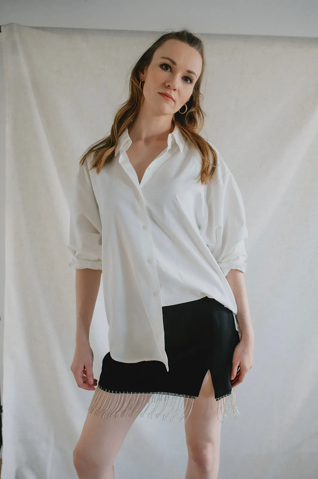 The Grace White Button Down Shirt