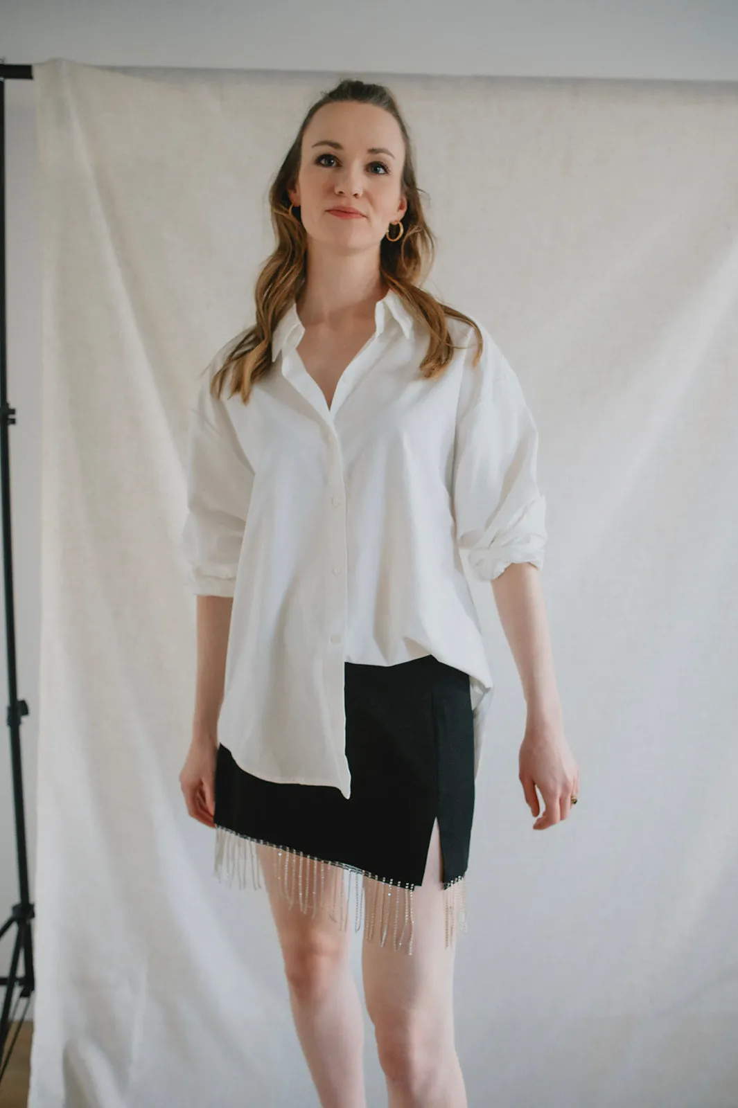 The Grace White Button Down Shirt