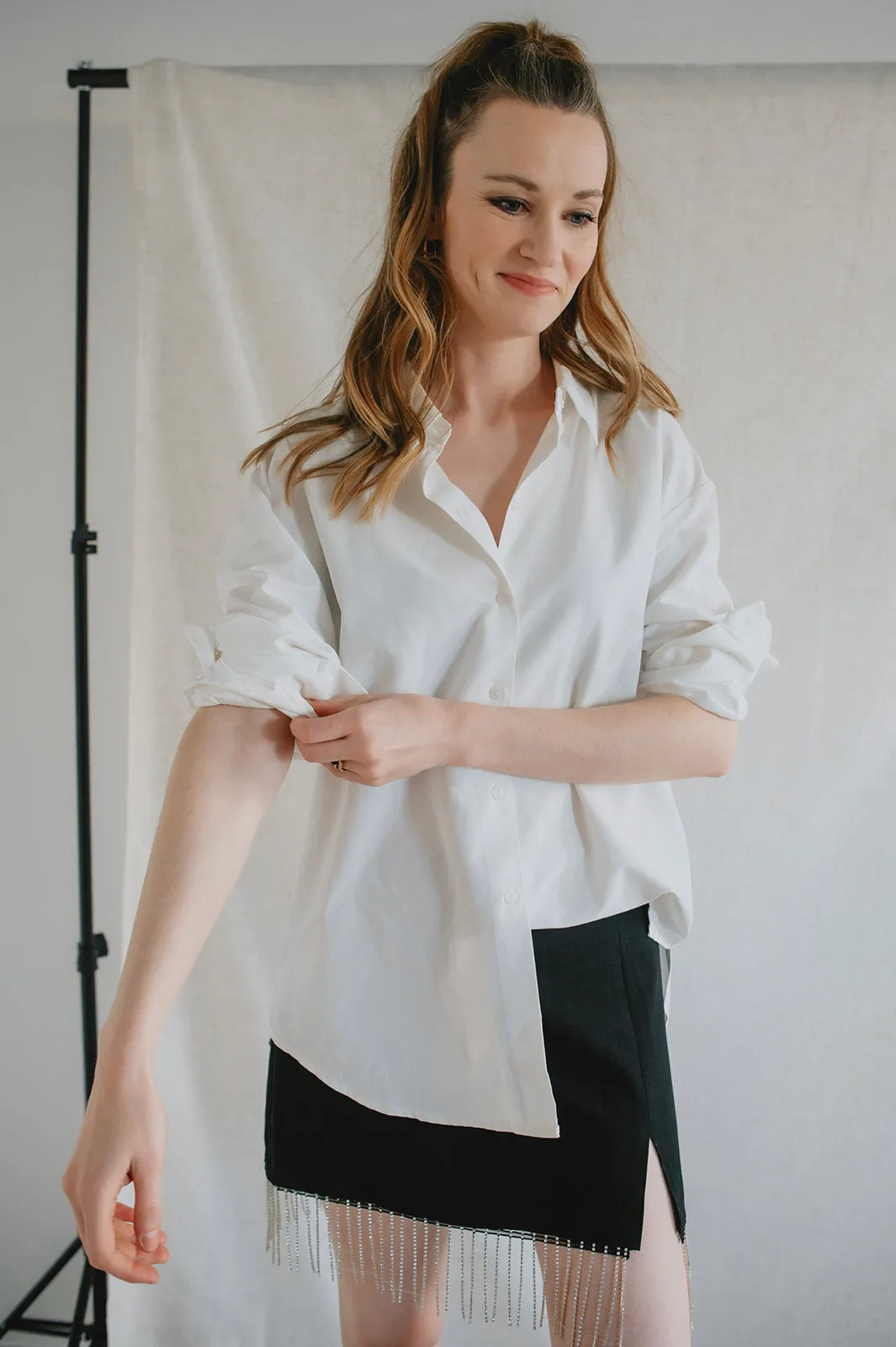 The Grace White Button Down Shirt