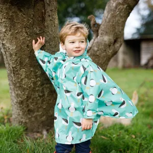 Toddler Ponchos - TEAL SEAGULLS