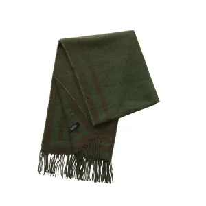 Unisex Woven Scarf in Green