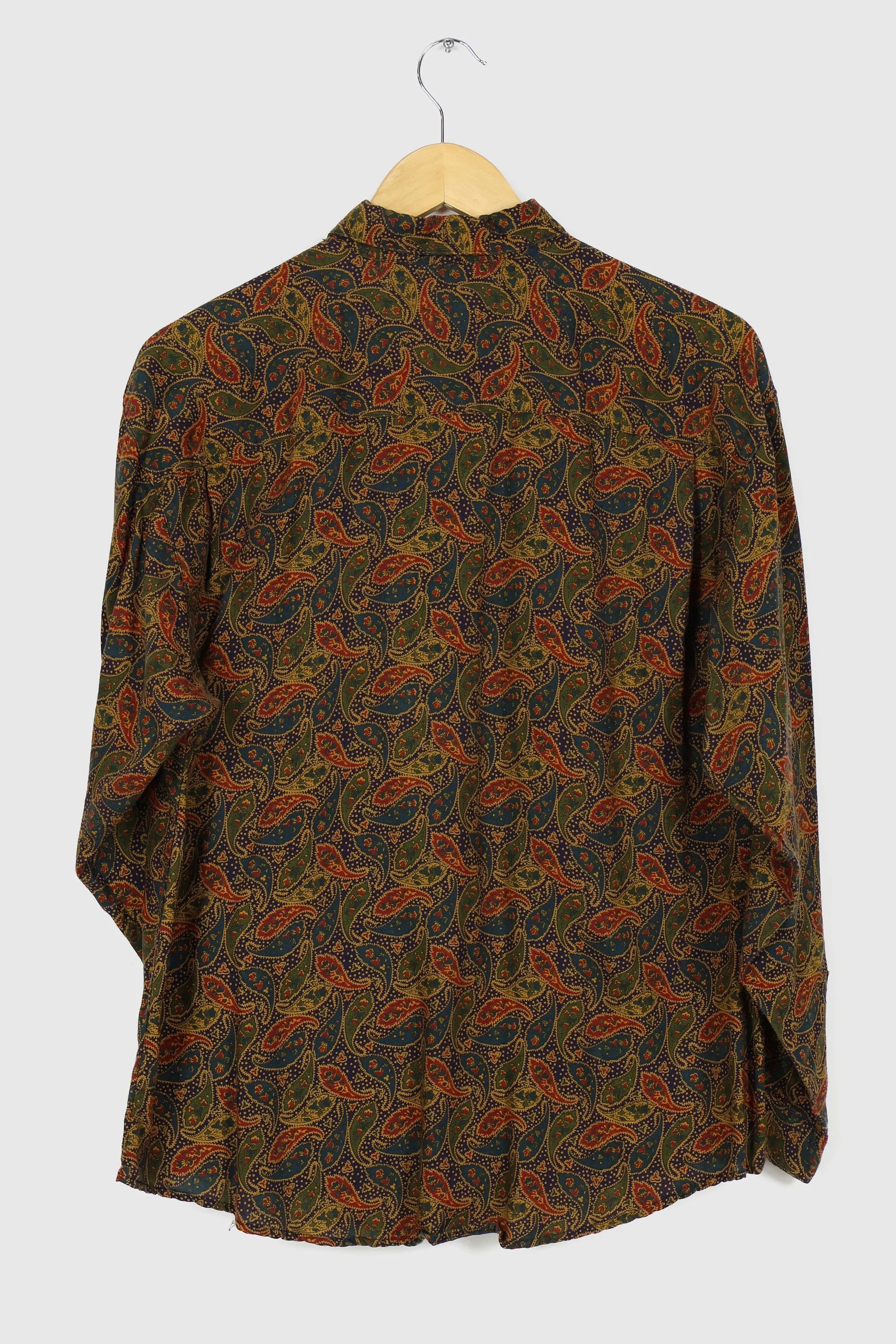 Vintage 90s GAP Paisley Patter Button-Down Shirt