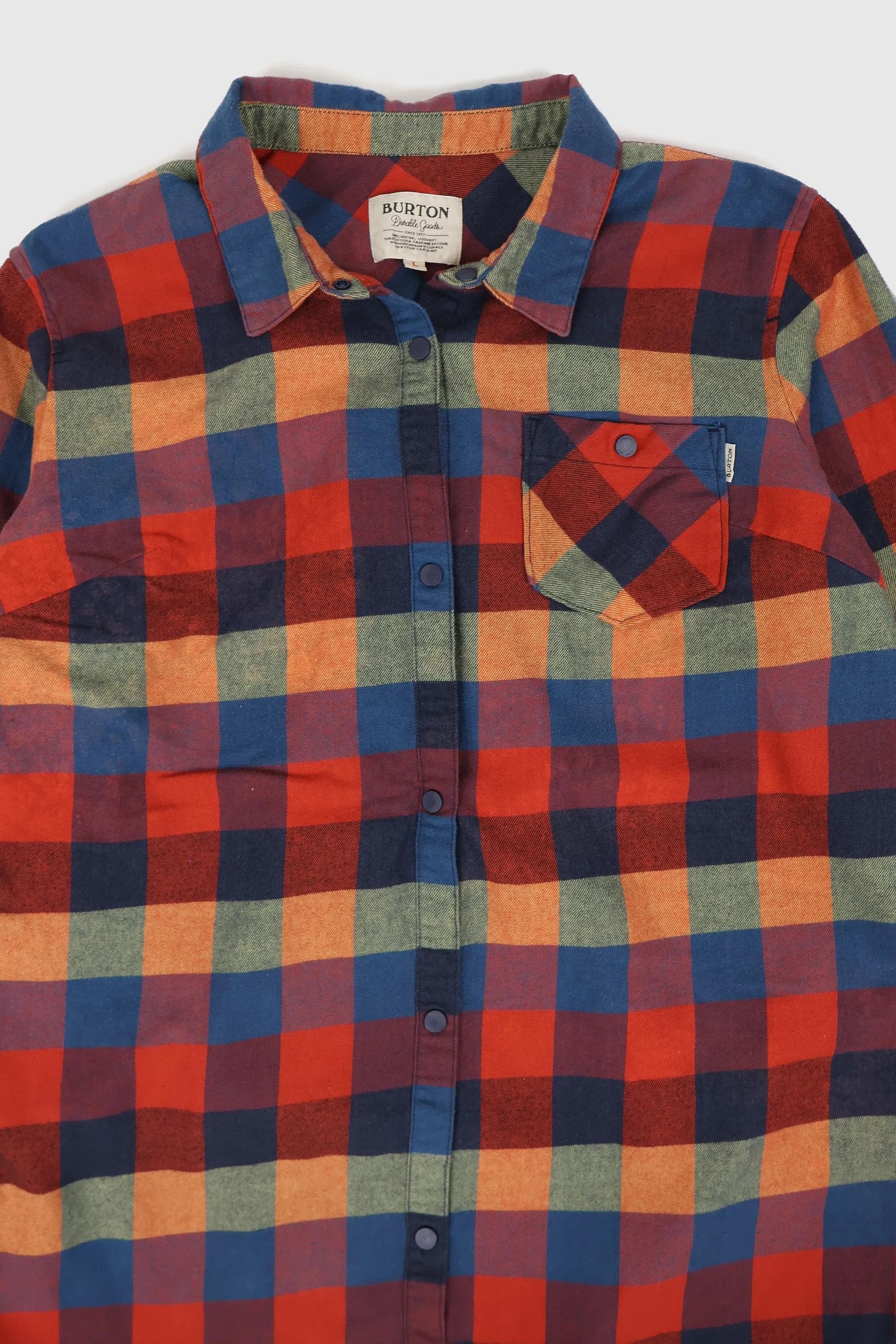 Vintage Burton Flannel Snap Button Shirt