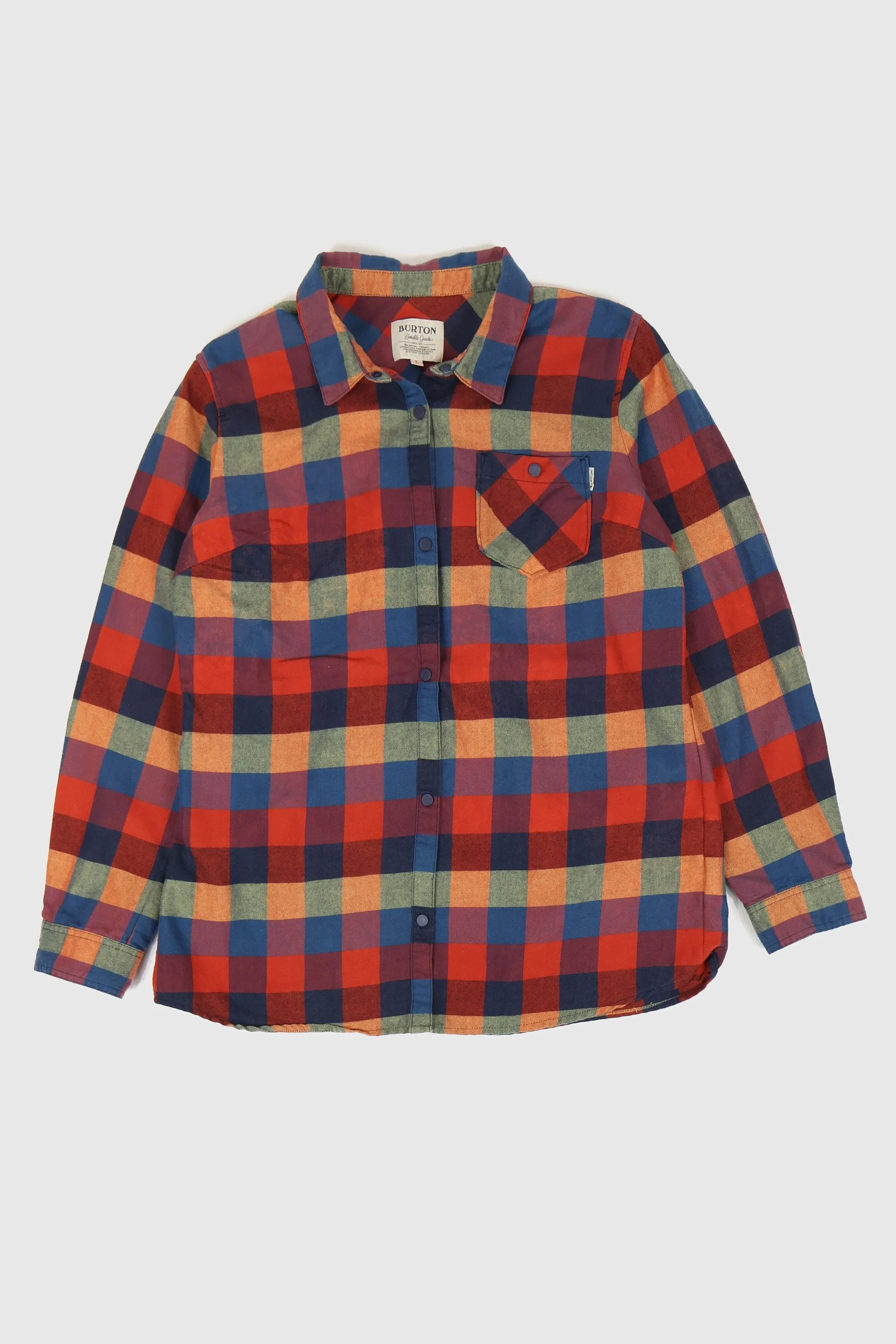 Vintage Burton Flannel Snap Button Shirt