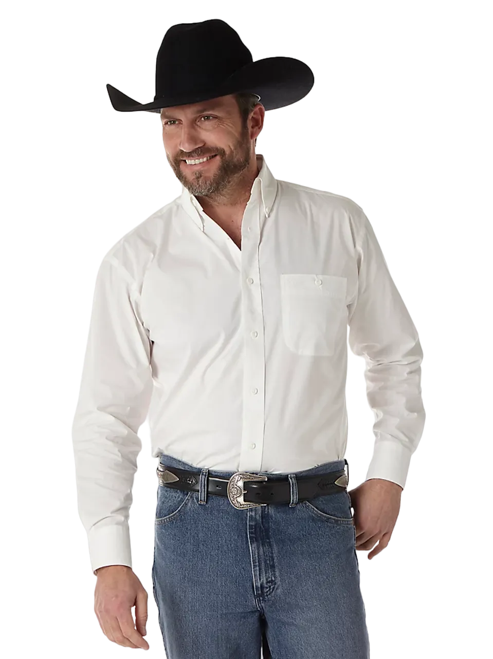 Wrangler Men's George Strait Solid White