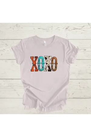 XOXO Western Print Graphic Tee