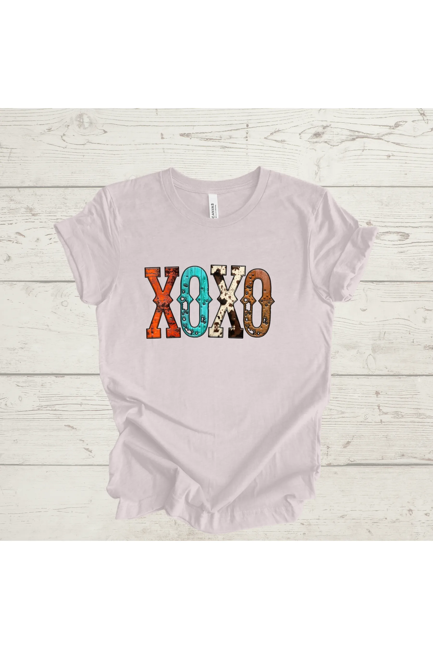 XOXO Western Print Graphic Tee